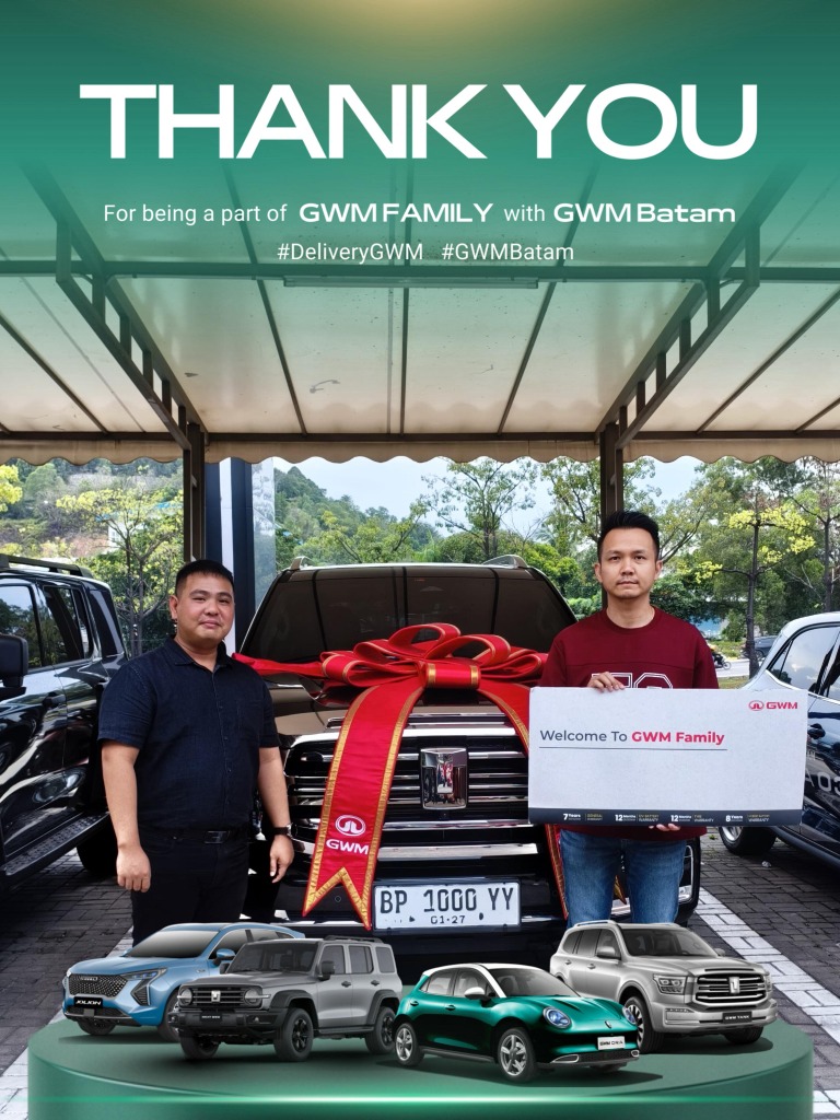 Delivery GWM – GWM Tank 500 HEV